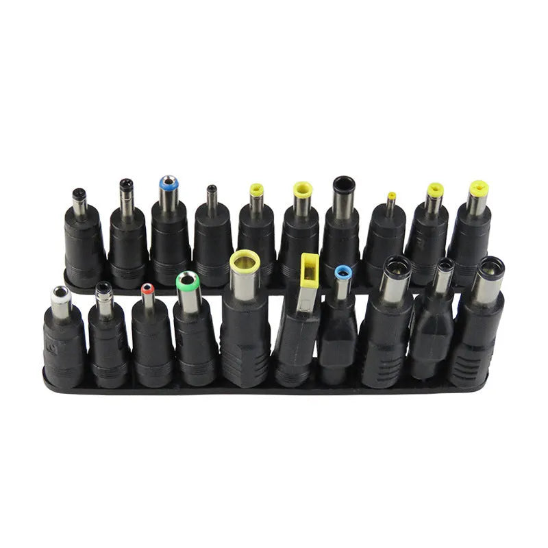 90W universal notebook power adapter with 20 DC heads, black, 19V 4.74A, 127x50x30mm