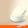 Wireless body sensing LED night light with motion detection for hallway and cabinet use
