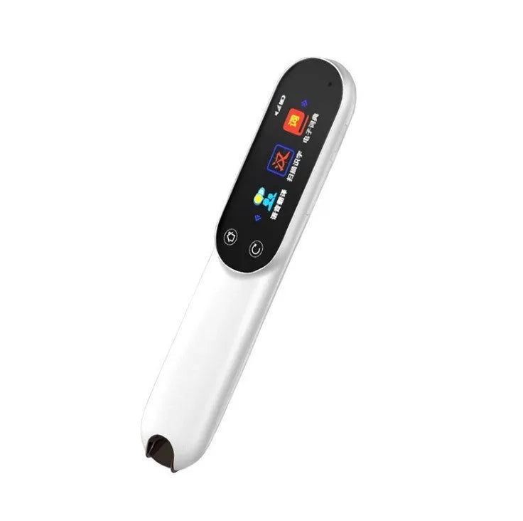 Three-generation WiFi smart scanning pen in pearl white with 16GB storage for textbook translation and scanning