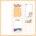 Girl Heart Hand Book mini loose-leaf diary with 60-page refills and 3-ring binder cover