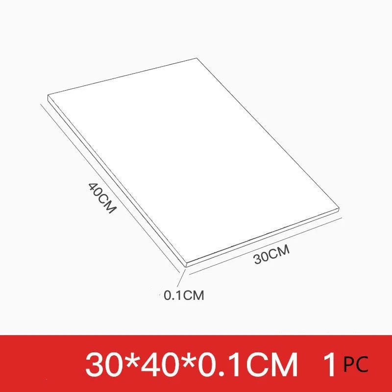 Hard foam board in black or white, sizes 20x30cm to 122x122cm, thickness 1-18mm for DIY and model making