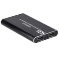 USB3.0 HDMI video capture card in black with ITE chip for 4K screen recording and 1080P 60Fps game capture