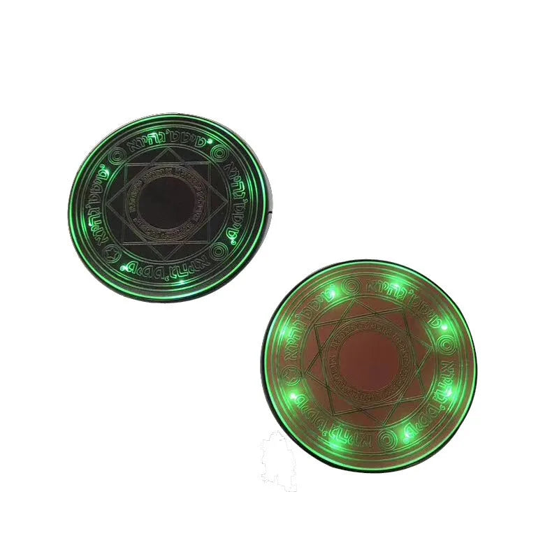 10W fast wireless charger 99mm diameter 6mm thin black circular charging base