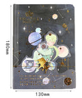 Butterfly Series A5 hardcover colour page notebook with bronzing finish