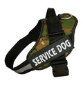 Personalised reflective NO PULL dog harness in nylon with adjustable chest strap and handle