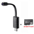 U21 wireless surveillance camera with compact ABS plastic body and integrated USB portable monitor