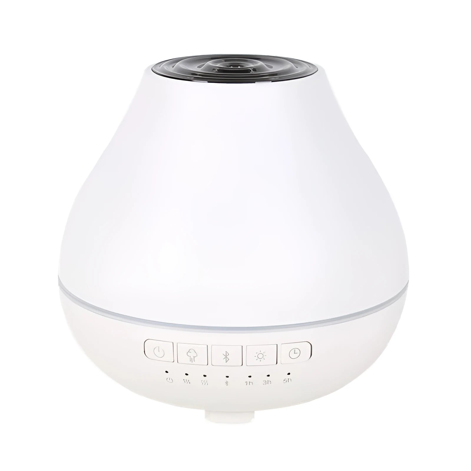 White round Bluetooth humidifier aromatherapy diffuser with night light function