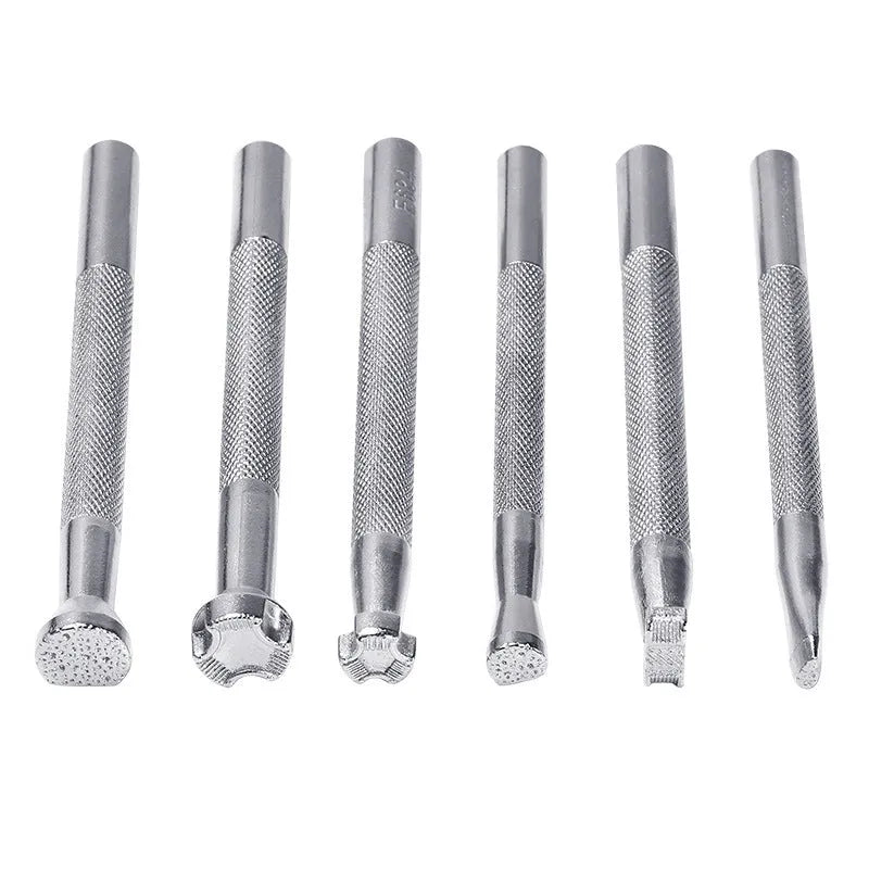 Alloy leather carving printing stick with imprint style option for crafting and embossing projects