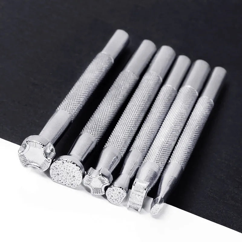 Alloy leather carving printing stick with imprint style option for crafting and embossing projects