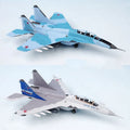 Russian Air Force Mig-35 fighter metal alloy finished model pendant in blue colour