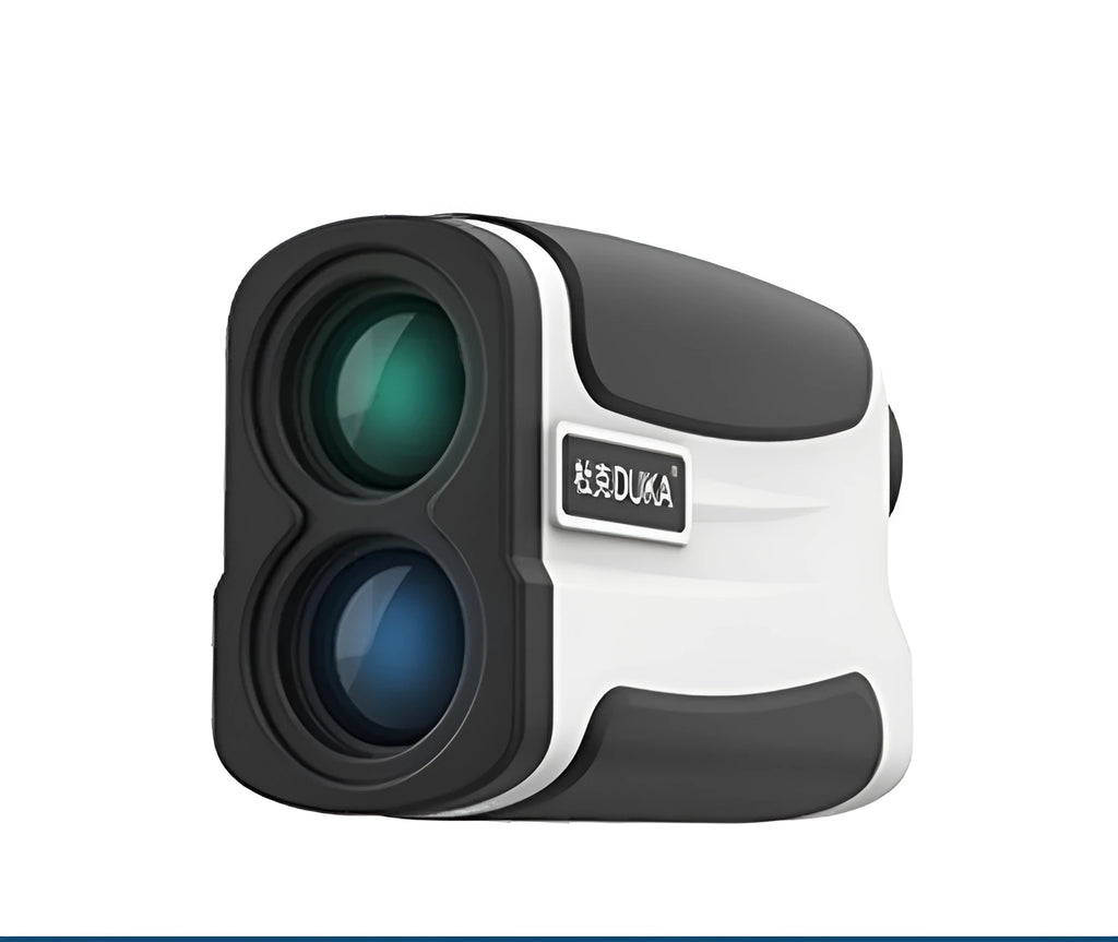 Laser ranging telescope for golf distance measurement up to 1500 metres.