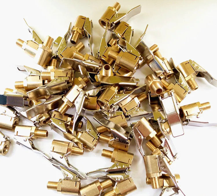 Brass quick connector clip-clip 8mm for car and truck tyre inflation chuck
