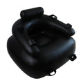 Adult products sofa in black made from PVC and soft rubber with a net weight of 1.2kg