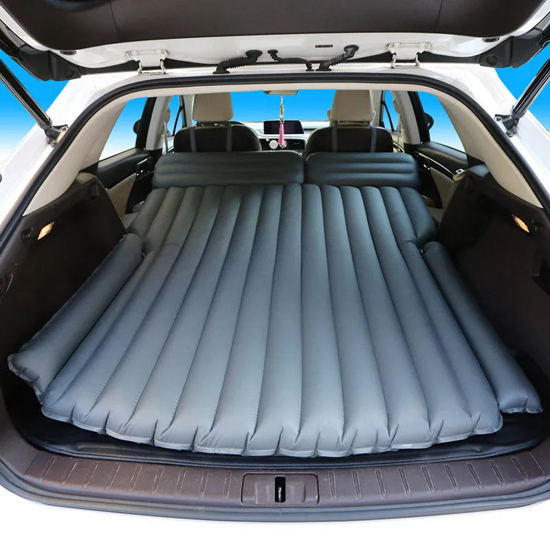 SUV MPV car inflatable bed double Oxford cloth 190x140x10cm black sleeping air cushion