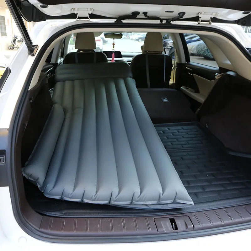 SUV MPV car inflatable bed double Oxford cloth 190x140x10cm black sleeping air cushion
