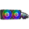Kirin 240 ARGB CPU water cooling radiator with illuminated fan on copper-aluminum fins