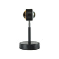 Black USB dual-head sunset rainbow projection lamp with touch control for bedroom lighting