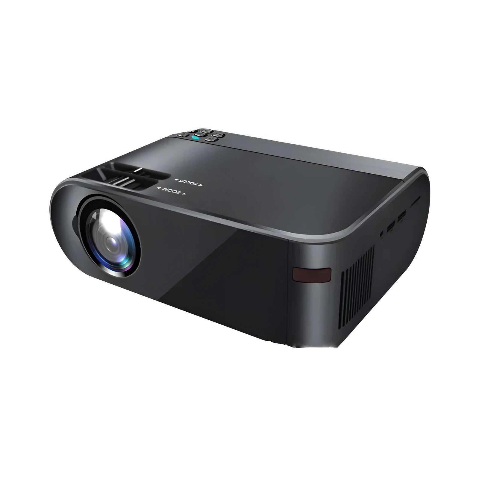 Portable wireless projector with Android system and 8K lens for mobile same-screen projection