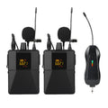 Little Bee X3 black lavalier wireless lapel microphone for mobile phone recording