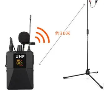 Little Bee X3 black lavalier wireless lapel microphone for mobile phone recording
