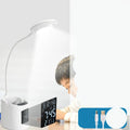 White desk lamp with touch switch and USB power input for study environments with eye protection features