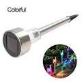 Stainless steel garden LED landscape light with IP44 waterproof rating and pastoral design