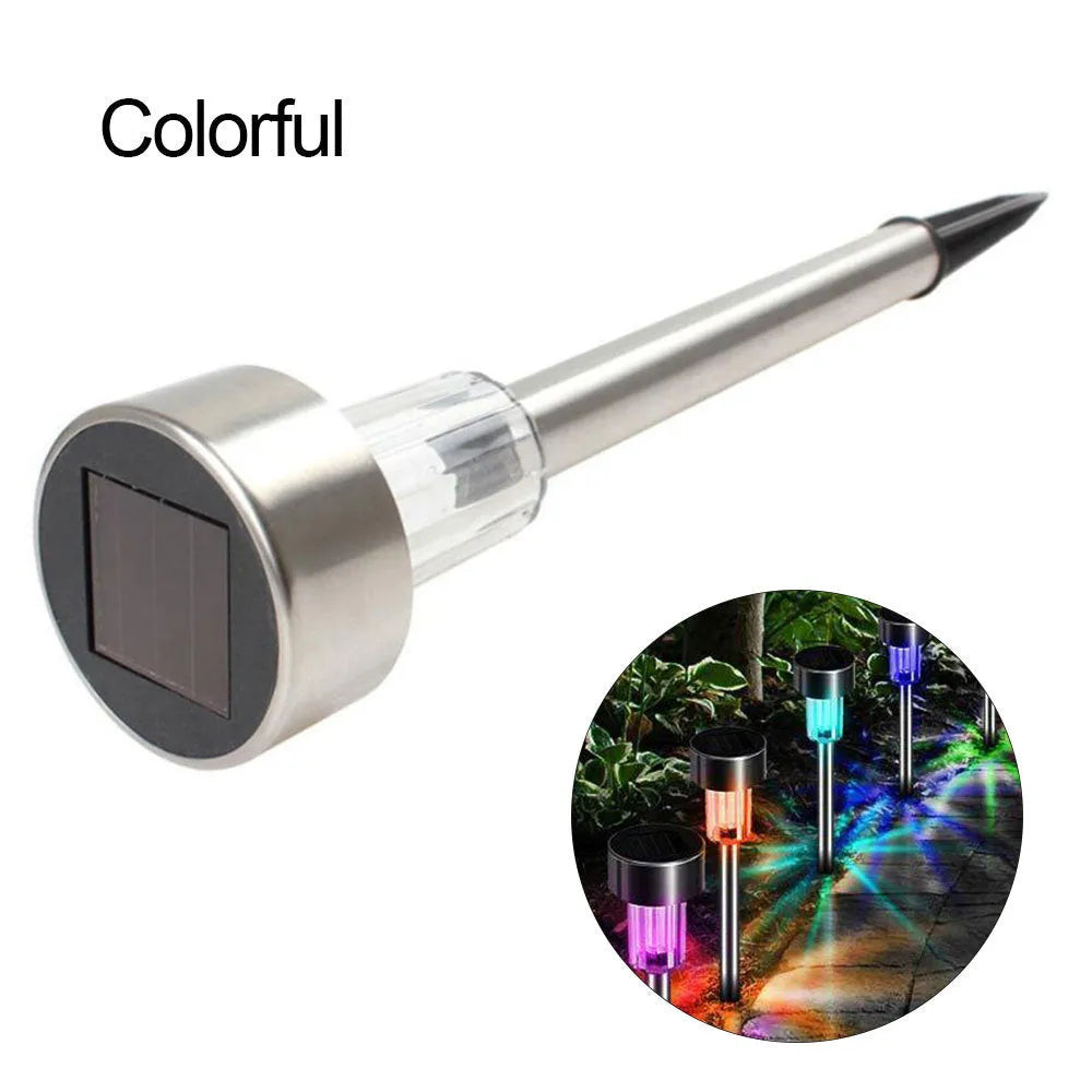 Stainless steel garden LED landscape light with IP44 waterproof rating and pastoral design