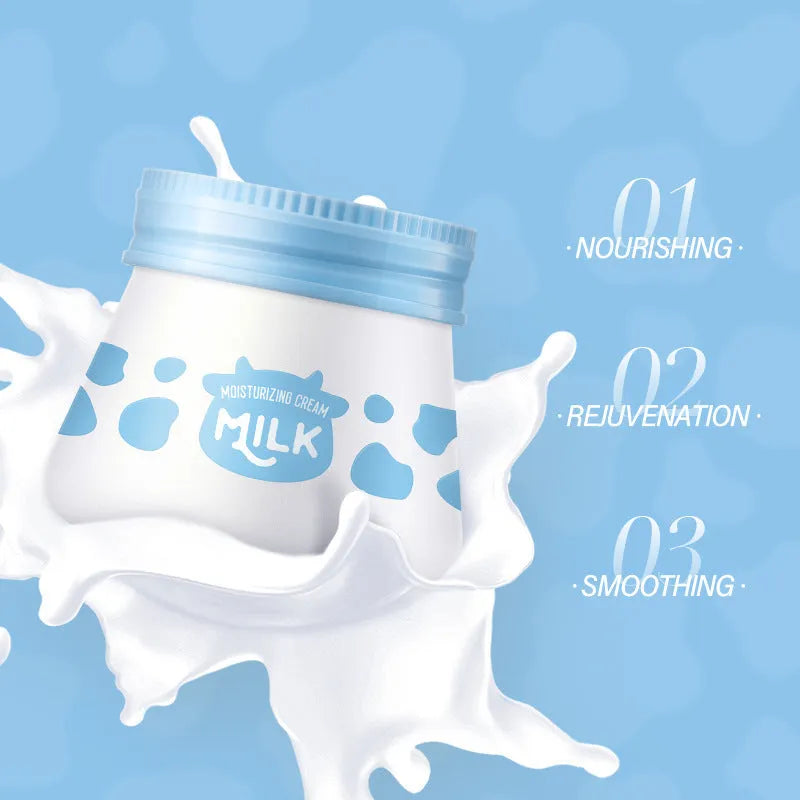Laiko Milk Moisturizing Cream 55g white facial moisturiser tub packaging