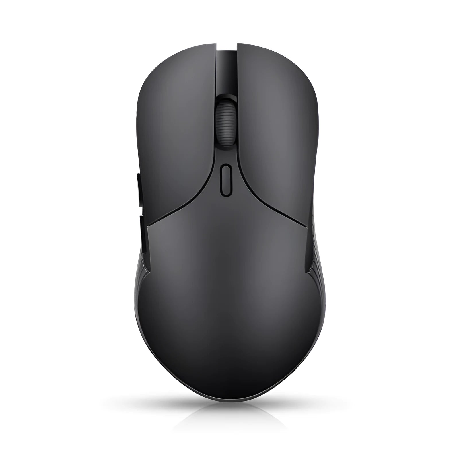Blue wireless voice translation mouse with voice control buttons measuring 66x125x35mm
