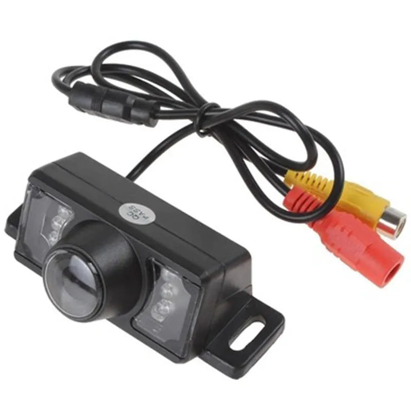 Black wireless security camera and 7-inch monitor with night vision and motion detection