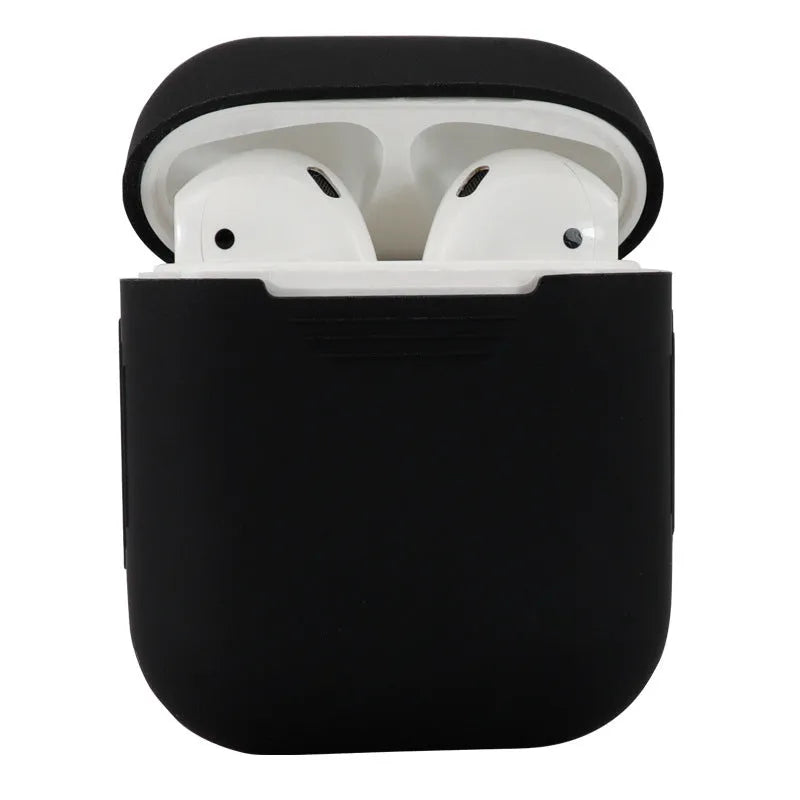 Silicone protective case for Apple AirPods 2 wireless earbuds in multiple colour options