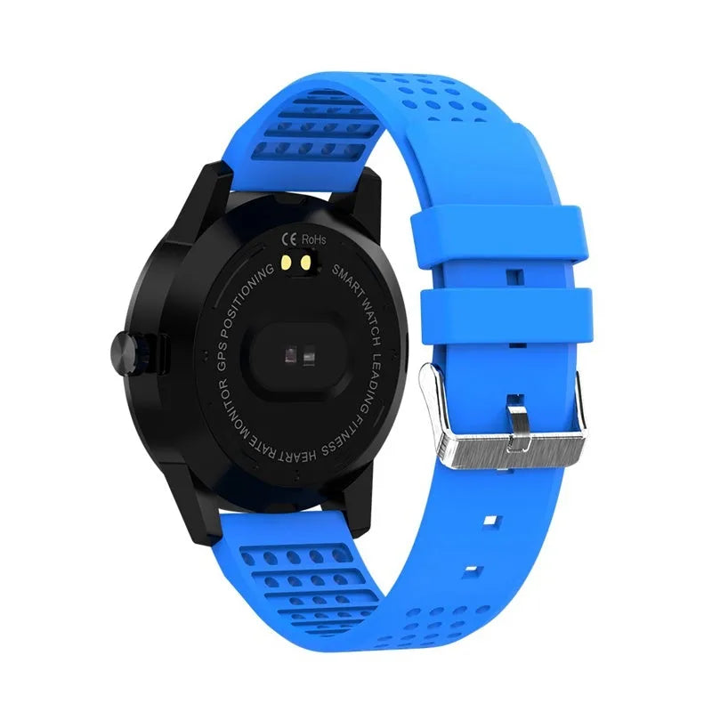 T2 smart bracelet with colour screen showing fitness stats on wrist