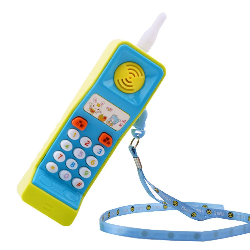 Children's electric sound and light educational toy with cartoon animal design and music features
