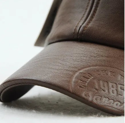 Plain autumn winter baseball cap in black, coffee, or dark coffee for outdoor use