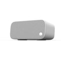 Elf Sugar Cube AI Smart WiFi Speaker in blue, green, red, or white colour on a desk.