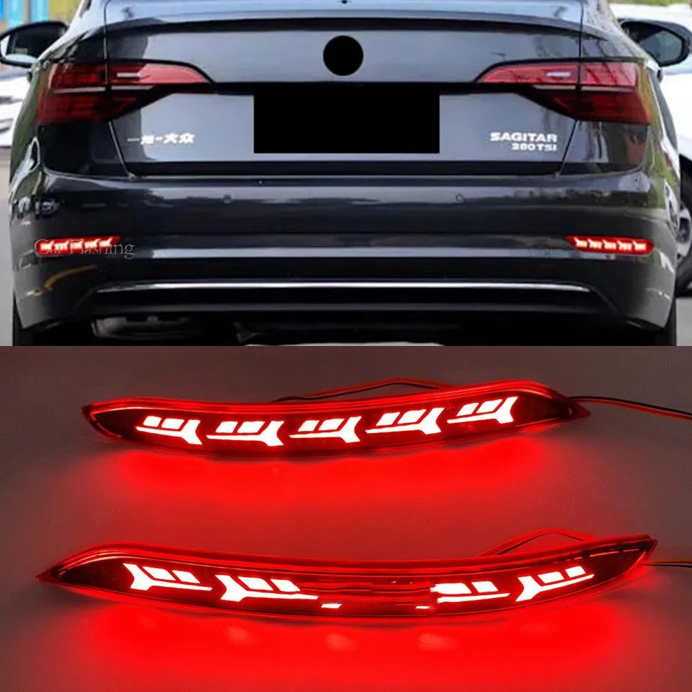 Volkswagen Sagitar rear bumper light LED streamer steering brake indicator for 2019-2021 models