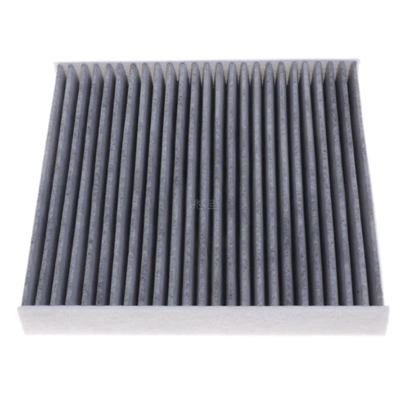 Grey Geely car air conditioning filter element measuring 215x210x30mm for GL GS models