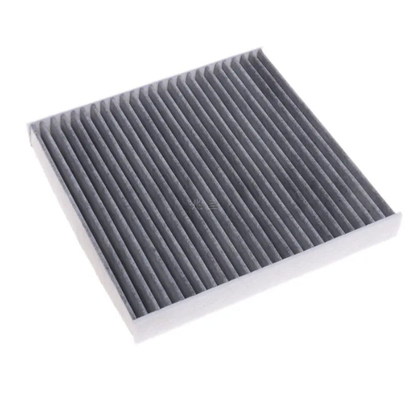 Grey Geely car air conditioning filter element measuring 215x210x30mm for GL GS models