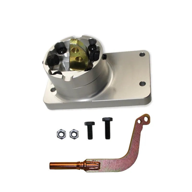 Silver aluminium alloy shift short lever replacement kit for Horton vehicles