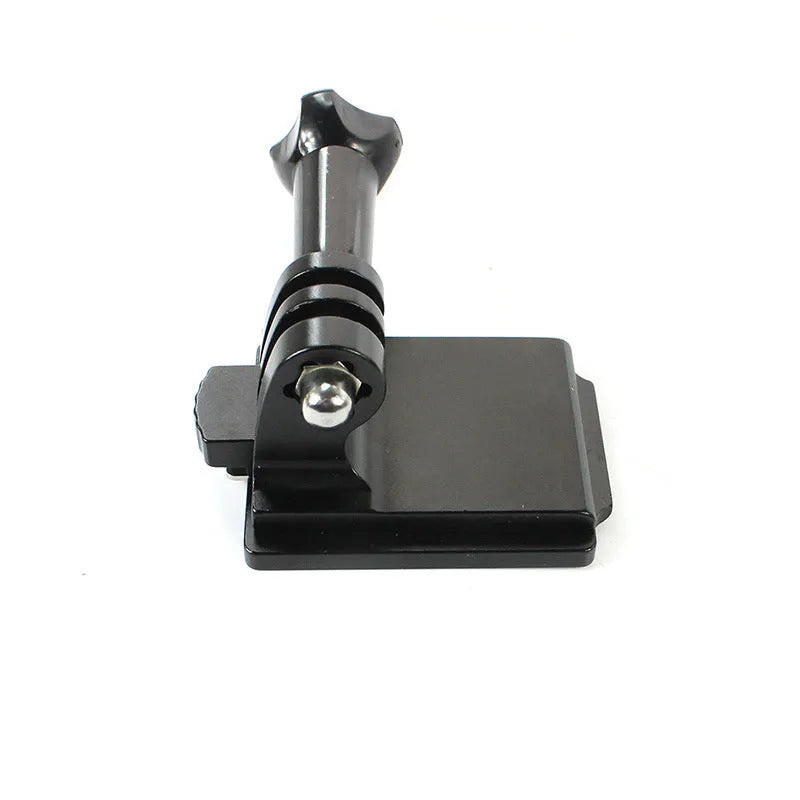 Black GoPro helmet mount extension rod with quick release bracket for action cameras