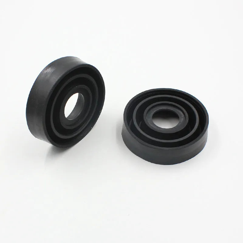 Silicone car headlight dust cover showing Type A closed and Type B open styles for vehicle protection.