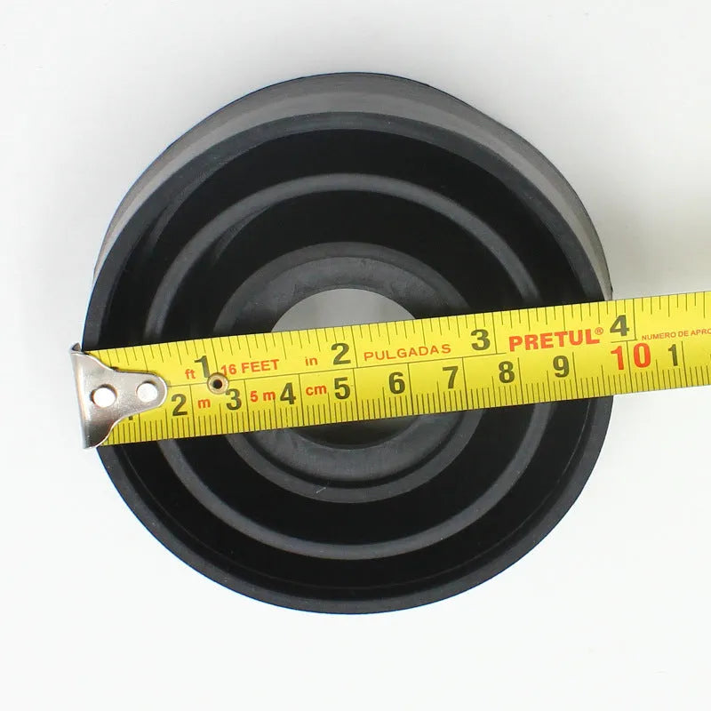 Silicone car headlight dust cover showing Type A closed and Type B open styles for vehicle protection.