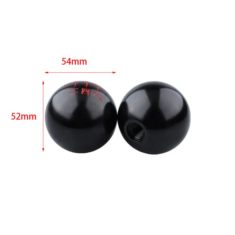 Aluminium alloy car gear shift head shown in one of five available colour options