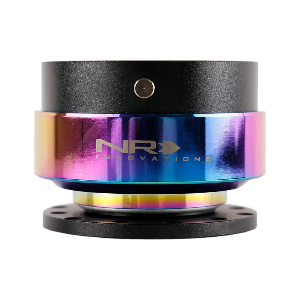 Car quick-release steering wheel adapter with colourful finish and heightening insole