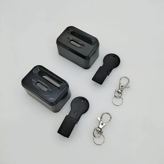 ABS plastic seat belt lock catch protective device in black and red colour options