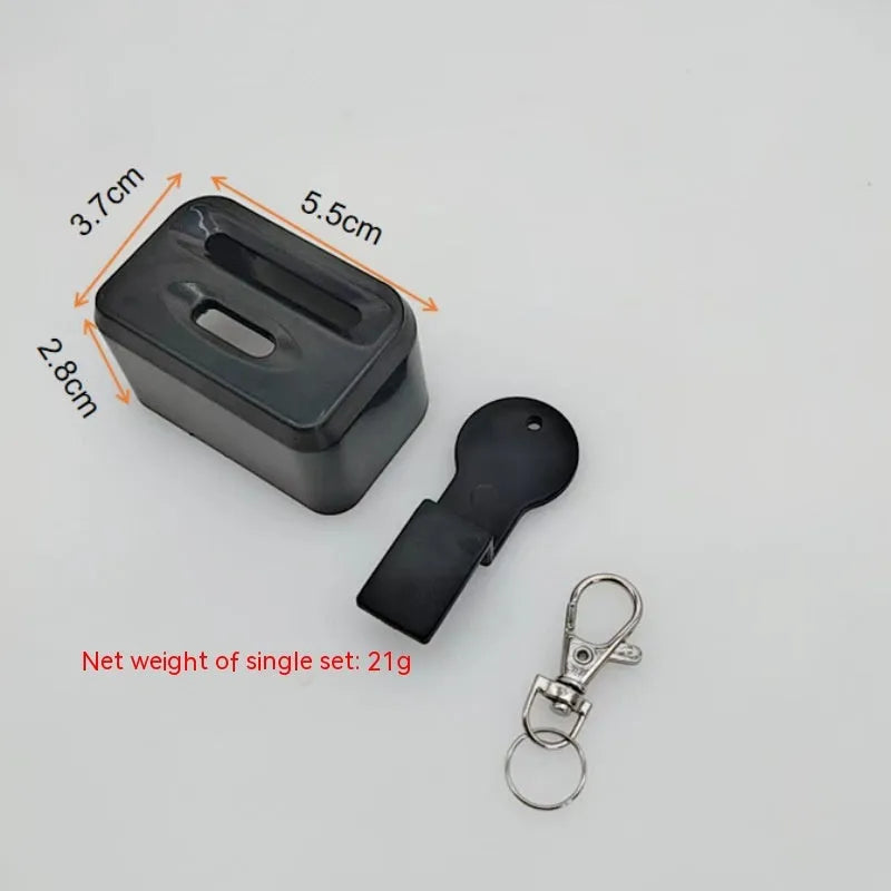ABS plastic seat belt lock catch protective device in black and red colour options