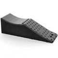 Black waterproof car seat protection pad showing dimensions 55cm wide by 44cm long by 33cm high