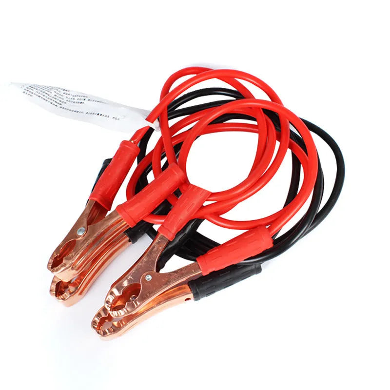 Car battery clip 500A 2m PVC copper cable in black and red for vehicles under 1.5L displacement
