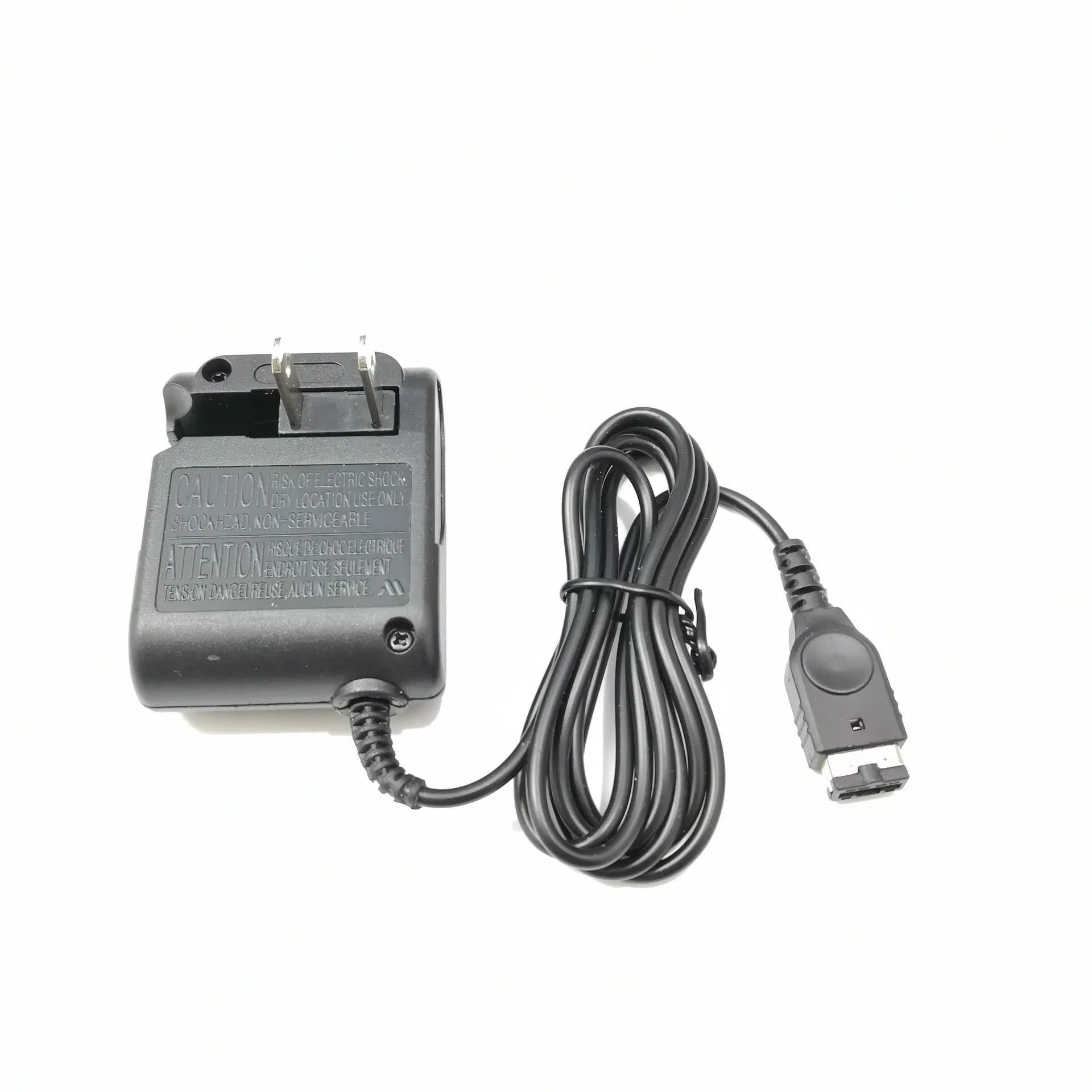 GBA SP Firecow charger with 1.5-metre cable, black, NDS interface, American Standard plug