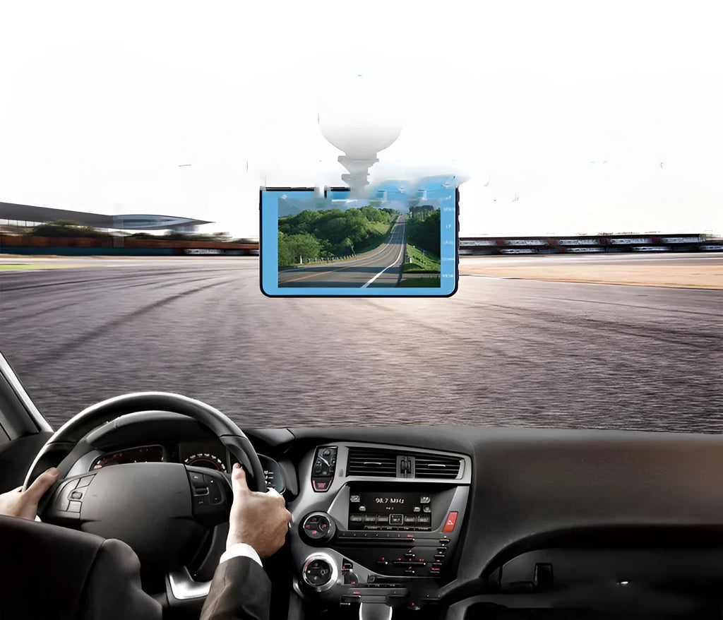 HD night vision 4 inch touch screen car driving recorder with 170 degree lens windscreen mount